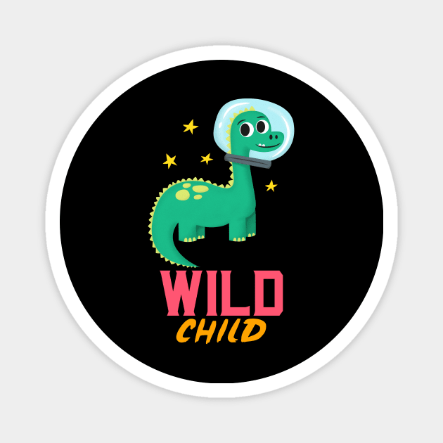 Wild Child | Cute Baby Magnet by KidsKingdom